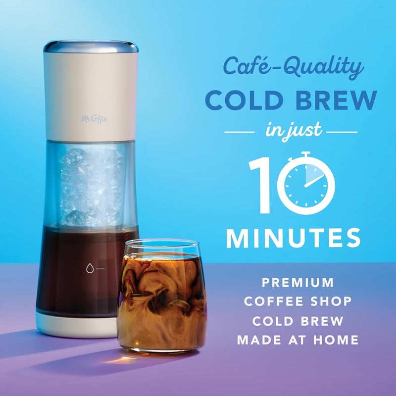 Mr. coffee ® Express Cold Brew Coffee Maker, 10-Minute Cold Brew Coffee Machine, Oat Milk - Image 2